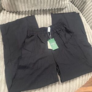 Halara linen feel wide leg pant